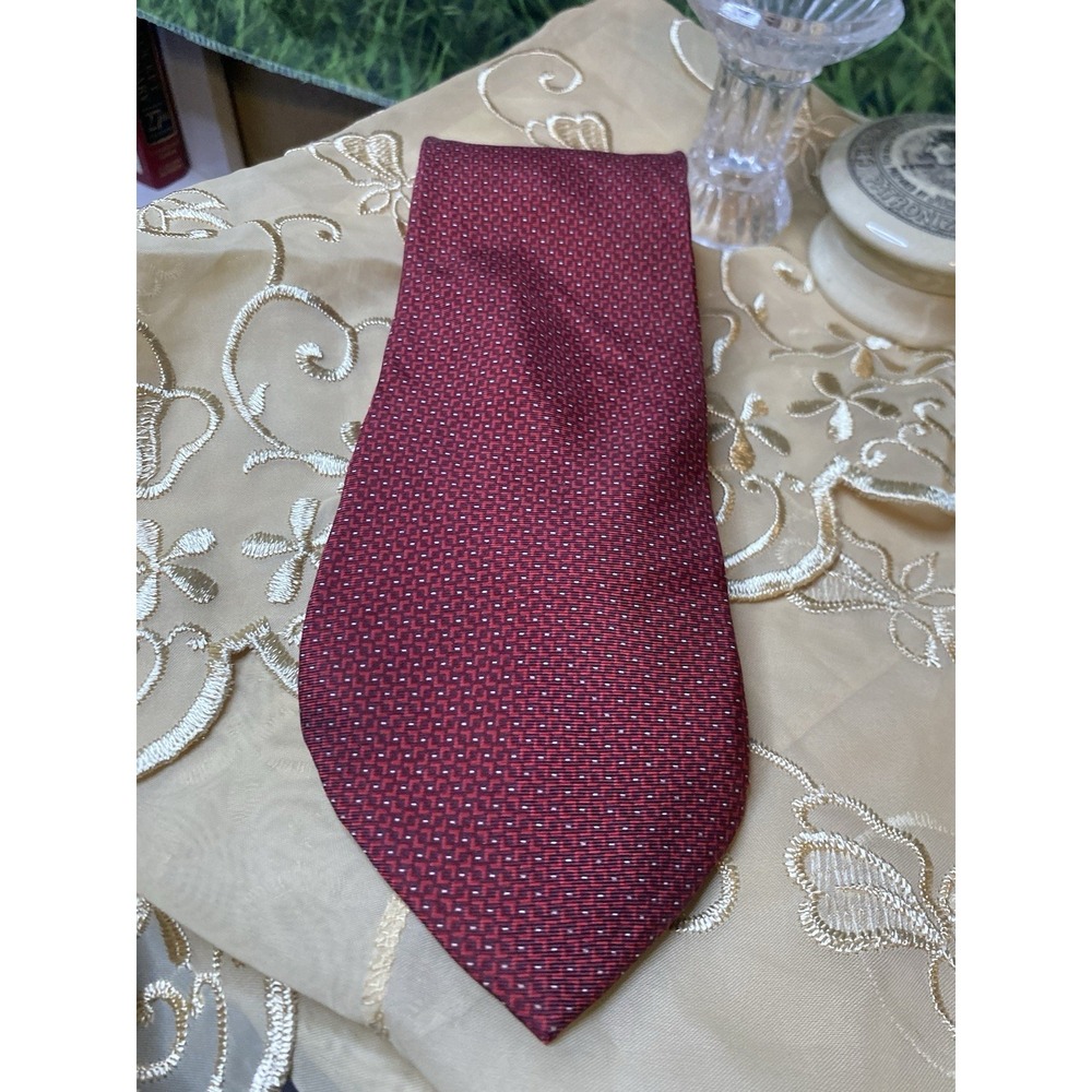 Tommy Hilfiger Red Silk Neck Tie
